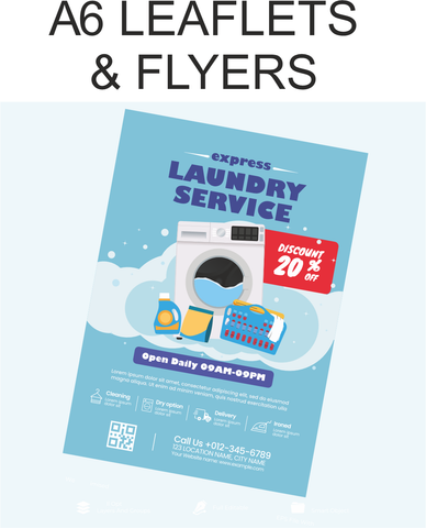 A6 Leaflets & Flyers