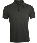 Charcoal SOL'S Prime Poly/Cotton Piqué Polo Shirt Printsetters Custom Workwear Bristol