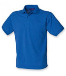 Blue Henbury Heavy Poly/Cotton Piqué Polo Shirt Printsetters Custom Workwear Bristol