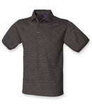 Charcoal Henbury Heavy Poly/Cotton Piqué Polo Shirt Printsetters Custom Workwear Bristol