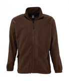 Brown SOL'S North Fleece Jacket Printsetters Custom Workwear Bristol