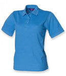 Blue Henbury Ladies Poly/Cotton Piqué Polo Shirt Printsetters Custom Workwear Bristol