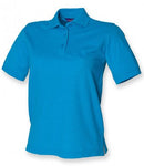 Blue Henbury Ladies Poly/Cotton Piqué Polo Shirt Printsetters Custom Workwear Bristol