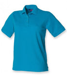 Blue Henbury Ladies Poly/Cotton Piqué Polo Shirt Printsetters Custom Workwear Bristol