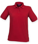 Red Henbury Ladies Poly/Cotton Piqué Polo Shirt Printsetters Custom Workwear Bristol