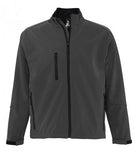 Grey SOL'S Relax Soft Shell Jacket Printsetters Custom Workwear Bristol