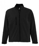 Black SOL'S Relax Soft Shell Jacket Printsetters Custom Workwear Bristol