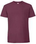 Burgundy Fruit of the Loom Ringspun Premium T-Shirt Printsetters Custom Workwear Bristol