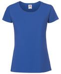 Blue Fruit of the Loom Ladies Ringspun Premium T-Shirt Printsetters Custom Workwear Bristol