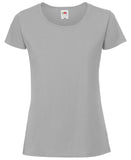 Grey Fruit of the Loom Ladies Ringspun Premium T-Shirt Printsetters Custom Workwear Bristol