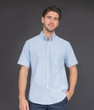 Henbury Short Sleeve Classic Oxford Shirt Printsetters Custom Workwear Bristol